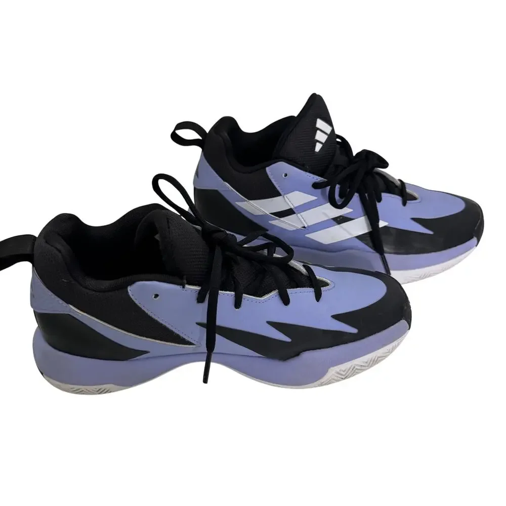 Adidas Basketball Shoes Purple and Black Youth size 6 Women's 7.5